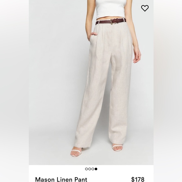 Reformation Mason linen pant - Picture 2 of 4